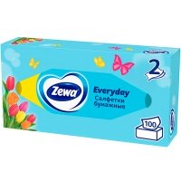 Косметические салфетки Zewa everyday 2-х сл.(100шт)