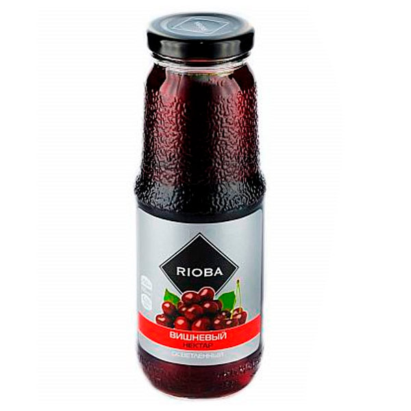 Сок Rioba вишневый 0,25 литра, 8 шт. в уп