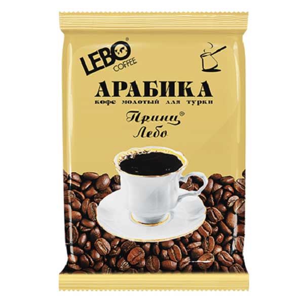 Кофе Lebo Арабика молотый для турки 100 гр.