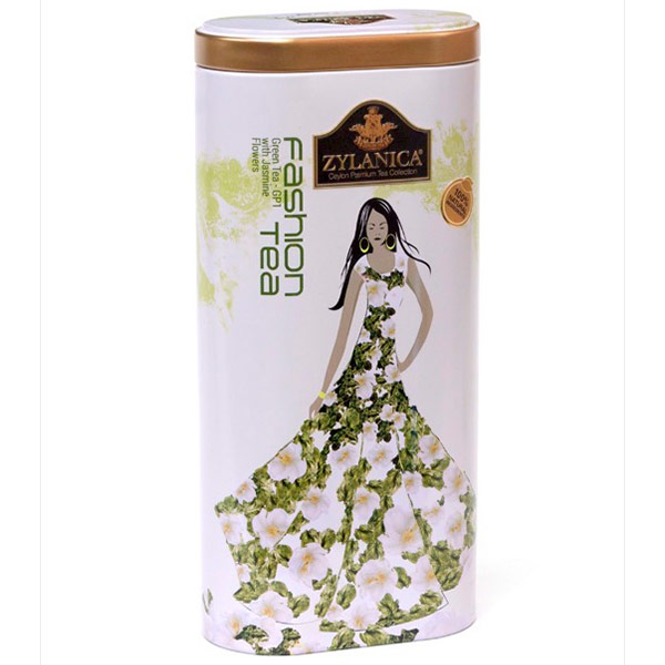 Чай зеленый Zylanica Fashion Collection GP1 зеленый с жасмином 100 гр