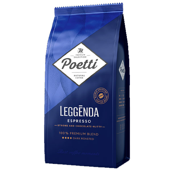 Кофе Poetti Leggenda Espresso зерно 1 кг - фото 1