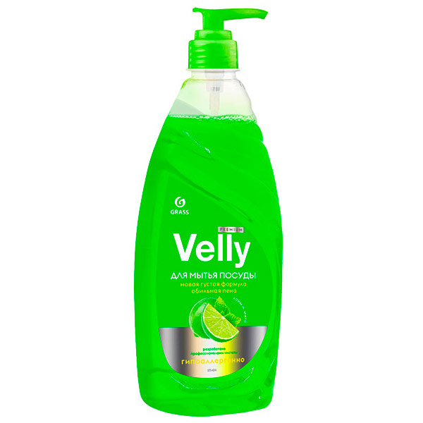 Средство для мытья посуды Grass Velly Premium Лайм и мята 1 л