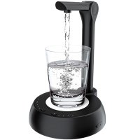 Помпа HotFrost A19 электрическая на аккумуляторе от USB для 5-19л бутылей, черная (в коробке) 