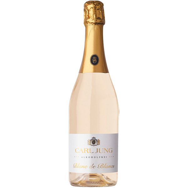 Безалкогольное шампанское Carl Jung Blanc De Blanc белое полусухое 0.75 литра, стекло