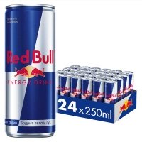 Энергетический напиток Red Bull / Ред Булл 0.25 литра, ж/б, 24 шт. в уп.