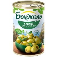 Оливки Bonduelle без косточки 300 гр