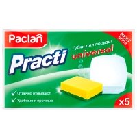 Губки для мытья посуды Paclan Practi Universal 5 шт