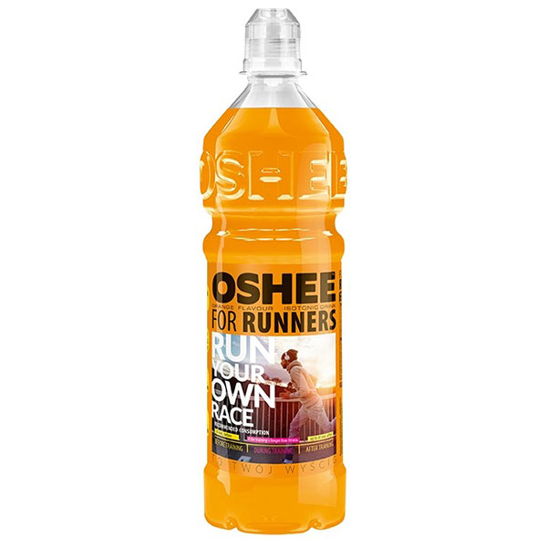 Изотонический напиток Oshee апельсин 0,75 литра, пэт, 6 шт в уп