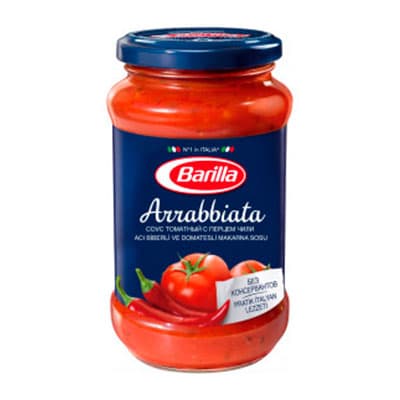 Соус Barilla Arrabbiata томатный с перцем чили 400 гр