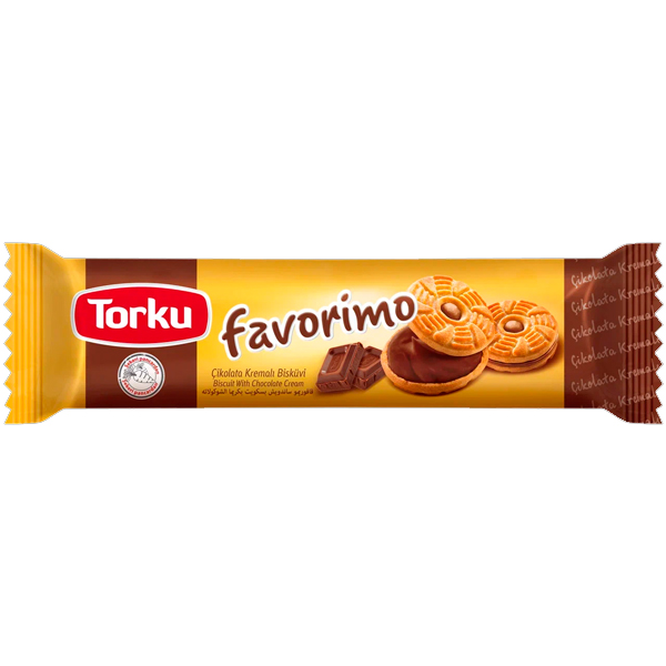 Печенье-сэндвич TORKU с шоколадным кремом Фаворимо 61 гр