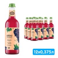 Напиток Абрау Винонад Каберне 0.375 литра, газ, стекло, 12 шт. в уп.