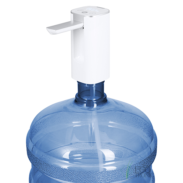 Помпа Ecotronic PLR-630 white-silver электрическая на аккумуляторе для 19л бутылей (в коробке)