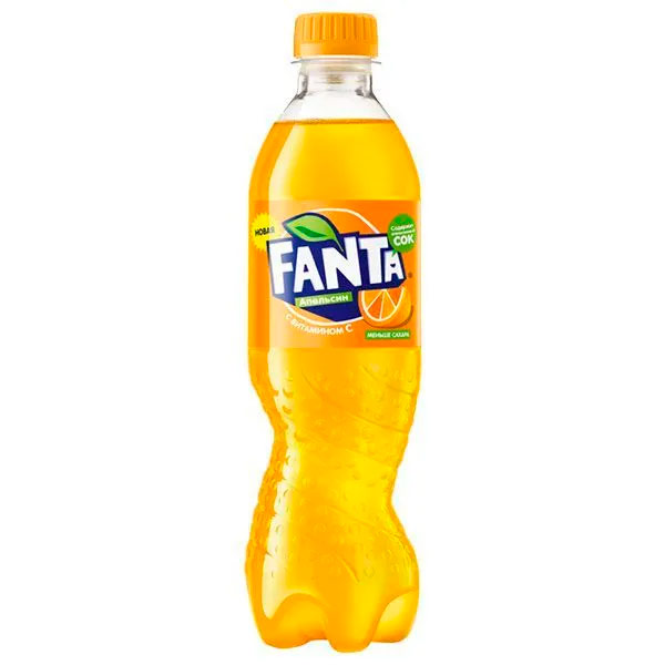 Fanta / Фанта Импорт 0,5 литра, газ, пэт, 15 шт. в уп
