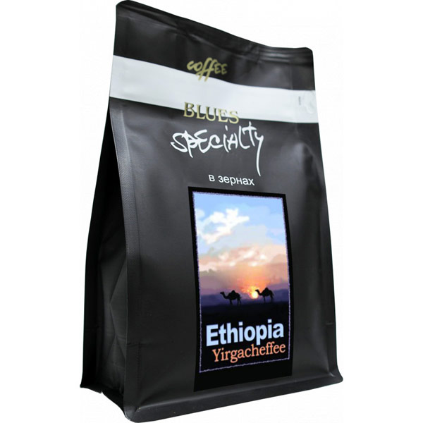 Кофе Blues Эфиопия Иргачиф зерно в/у 200 гр