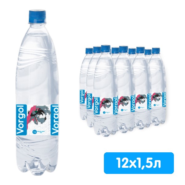 Вода Воргольская Vorgol Союзмультфильм 1.5 литра, без газа, пэт, 12 шт. в уп.
