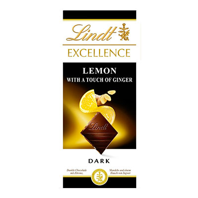 Шоколад Lindt Excellence лимон имбирь 100 гр