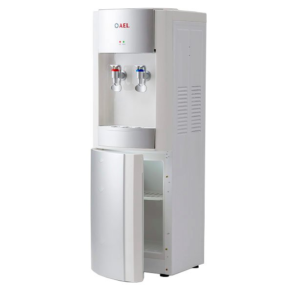 Кулер AEL LD-28 C белый/серебристый (шкафчик 13 литров)