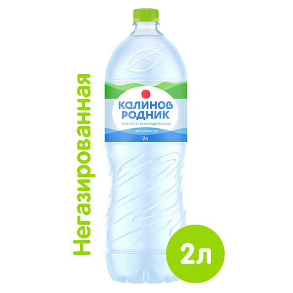 Вода Калинов Родник 2.0 литра, без газа, пэт, 6 шт. в уп.