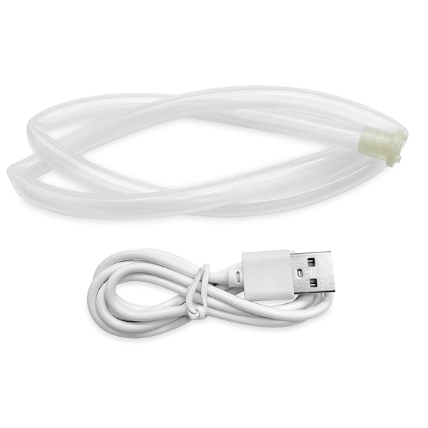 Помпа Ecotronic PLR-240 белая электрическая на аккумуляторе от USB-адаптера для 19л бутылей