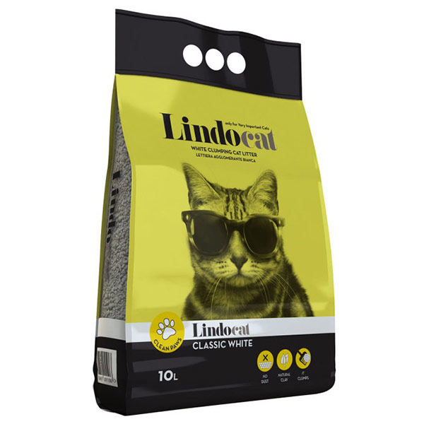 Наполнитель Lindocat Classic White комкующийся без запаха 10 литров - фото 1