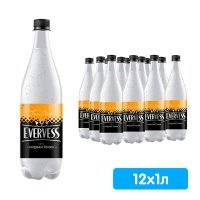 Напиток Evervess / Эвервес Индиан Тоник 1 литр, сильногазированный, пэт, 12 шт. в уп.