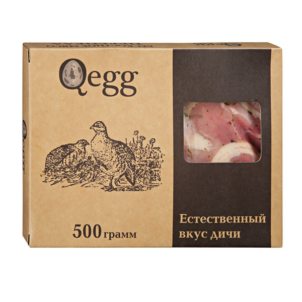 Мясо Перепела без костей Qegg замороженное 500 гр