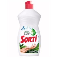 Средство для мытья посуды Sorti Бальзам с алоэ вера 450 мл
