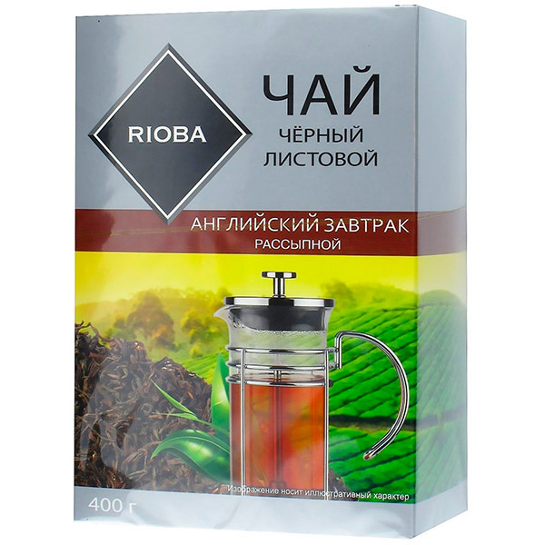 Чай черный листовой Rioba Английский Завтрак 400 гр