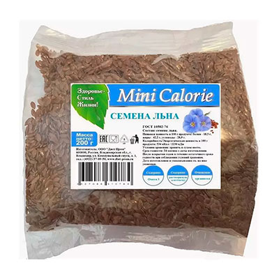 Семена льна Mini Calorie 200 гр