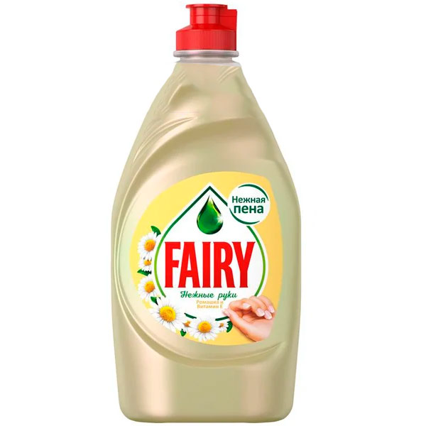 Средство для мытья посуды Fairy ромашка+витамин Е 900 мл