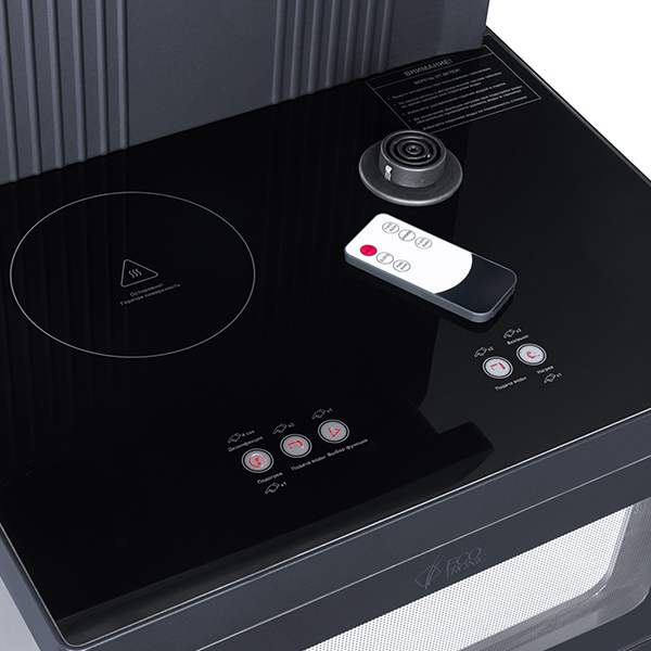 Кулер с чайным столиком Тиабар Ecotronic TB30-LNR UV темно-серый (шкафчик 7 литров)