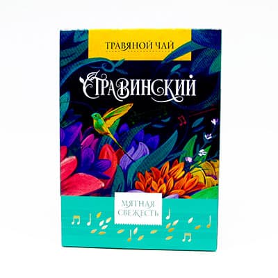 Чай травяной Травы Горного Крыма Стравинский Мятная свежесть Премиум 100 гр