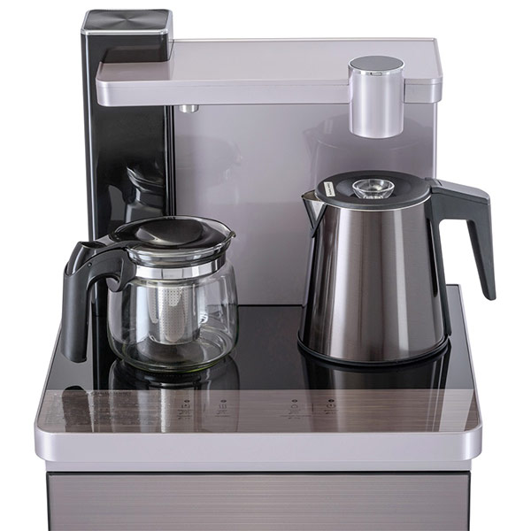 Кулер с чайным столиком Тиабар AEL LK-AEL-52A розовое шампанское (шкафчик 7 литров)