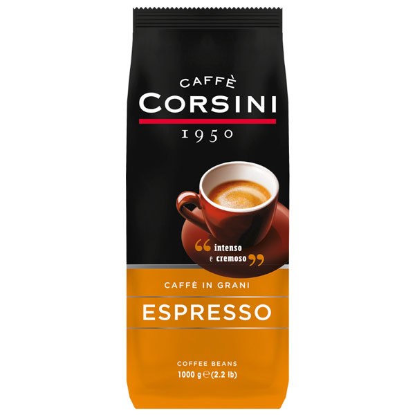 Кофе Corsini Espresso зерно в/у 1 кг