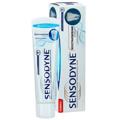 Зубная паста Sensodyne отбеливающая, восстановление и защита 75мл (1шт)