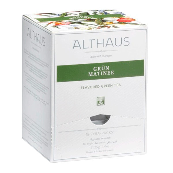 Чай зеленый Althaus Grun Matinee 15 пак. в уп