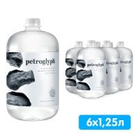 Вода Petroglyph 1.25 литра, без газа, пэт, 6 шт. в уп.