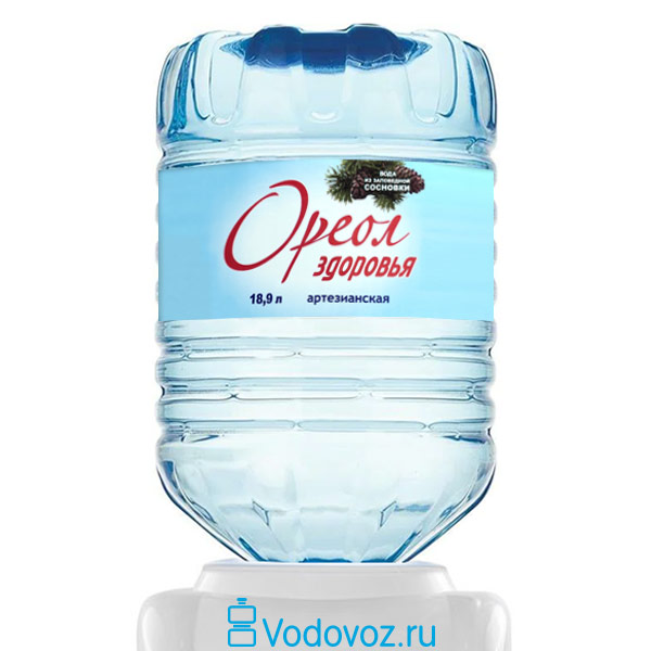Вода Ореол здоровья 18.9 литров в одноразовой таре от vodovoz