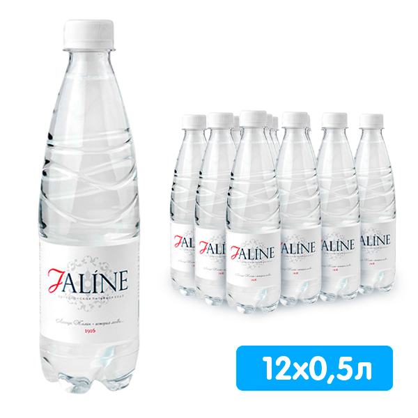 Вода Jaline 0.5 литра, без газа, пэт, 12 шт. в уп.