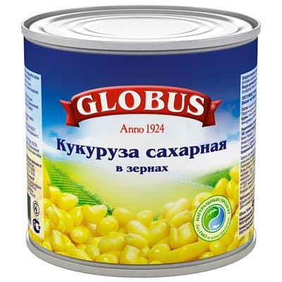 Кукуруза Globus 425 гр (4шт)
