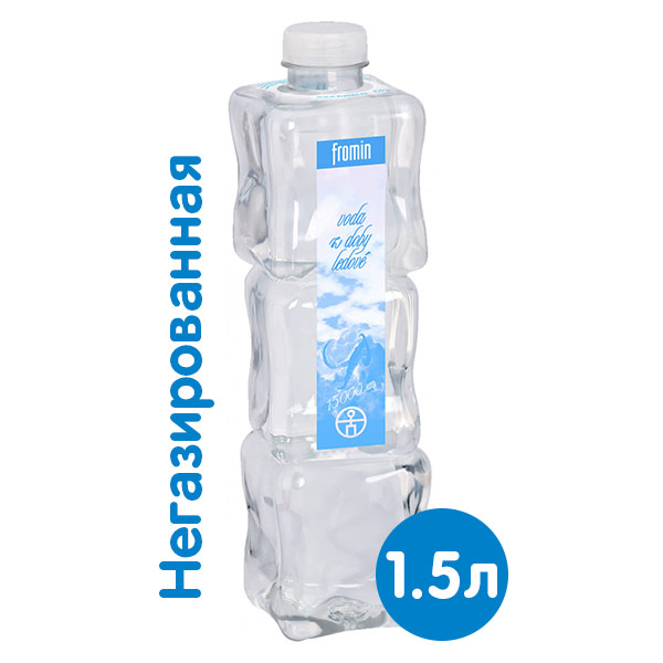 Вода Fromin 1.5 литра, без газа, пэт, 6 шт. в уп