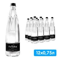 Вода минеральная Fontalba Gassata / Фонтальба 0.75 литра, газ, стекло, 12 шт. в уп.