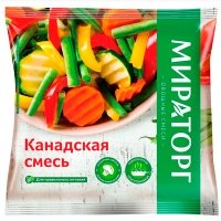 Смесь овощная Мираторг Канадская замороженная 400 гр