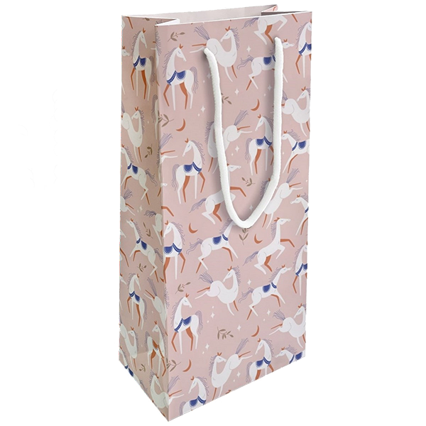 Подарочный пакет под бутылку Be Smart Символ года 15x32 см