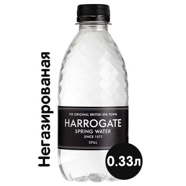 Вода Harrogate Spa / Харрогейт Спа 0.33 литра, без газа, пэт, 30 шт. в уп.