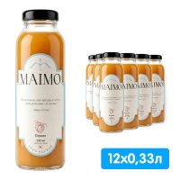 Нектар Maimo персик 0.33 литра, стекло, 12 шт. в уп.