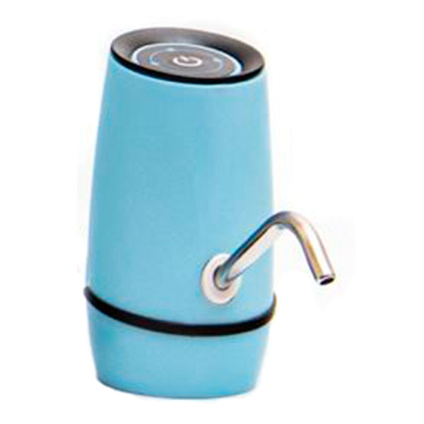 Помпа AWD электрическая на аккумуляторе от USB голубая с черным для 19л бутылей