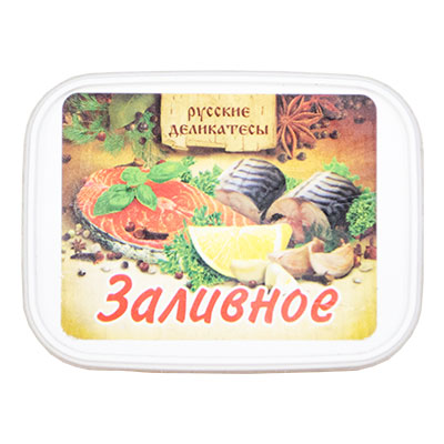 Филе семги Русские деликатесы отварное в желе 280 гр