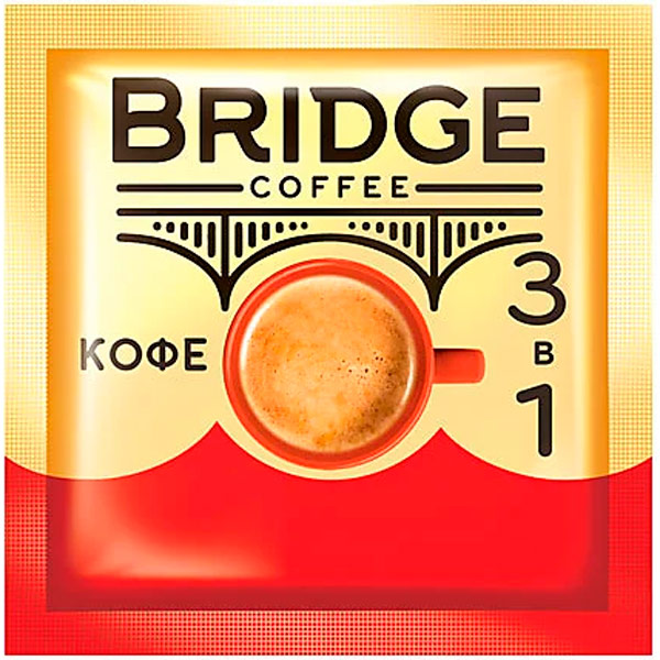 Кофейный напиток растворимый Bridge Coffee 3в1 40 пак х 20 гр