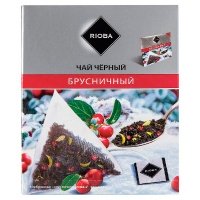 Чай черный Rioba Брусничный 20 пак х 2 гр